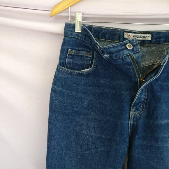 VINTAGE Rawhem Highrise Kickflare Cropped Jeans 13w +MEASUREMENT  100%cotton - Picture 2 of 9